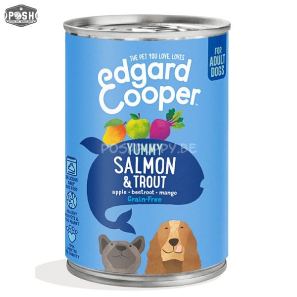 ADULT Zalm & forel met appel, rode biet & mango 400g  Granen vrij