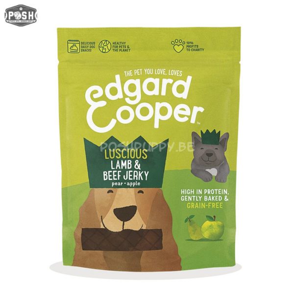 JERKY Lamb & Beef jerky with pear & apple 150g  Granen vrij